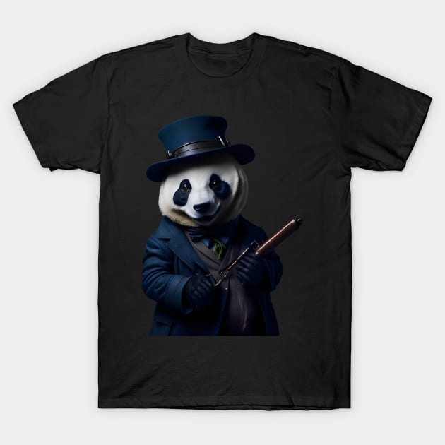 Panda bear in Style T-Shirt by Elite & Trendy Designs